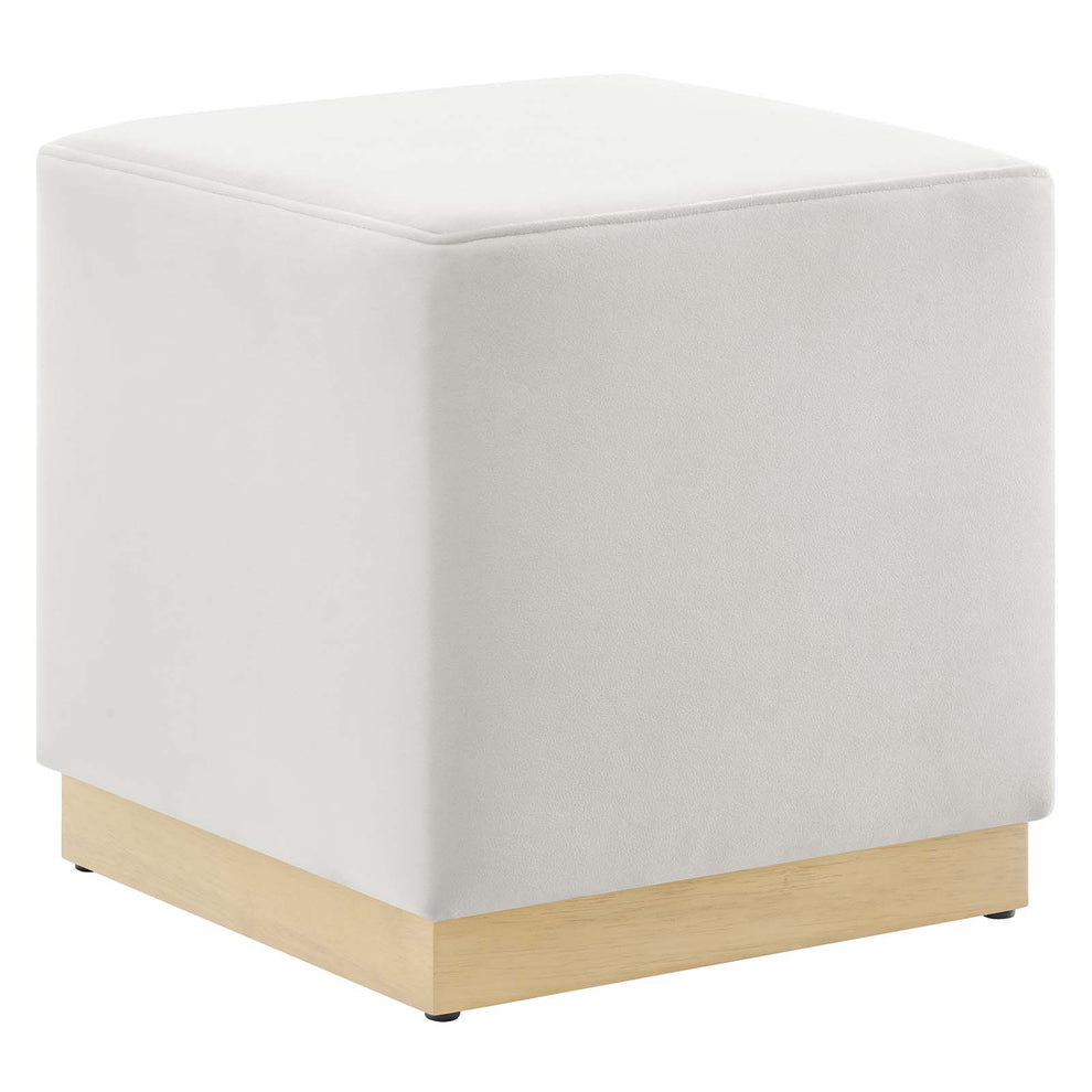 Tilden 17" Square Performance Velvet Upholstered Ottoman By Modway - EEI-6640 | Ottomans | Modishstore - 2