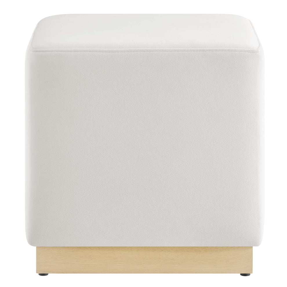 Tilden 17" Square Performance Velvet Upholstered Ottoman By Modway - EEI-6640 | Ottomans | Modishstore - 3