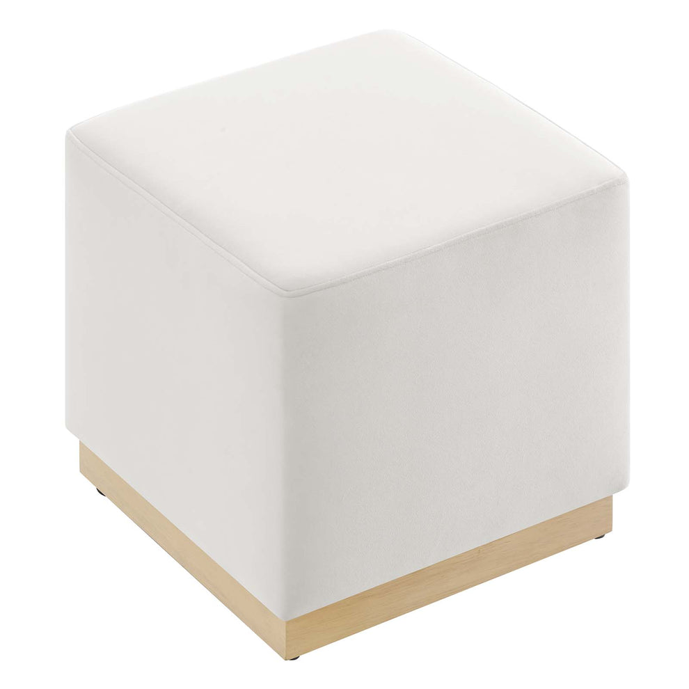 Tilden 17" Square Performance Velvet Upholstered Ottoman By Modway - EEI-6640 | Ottomans | Modishstore - 4