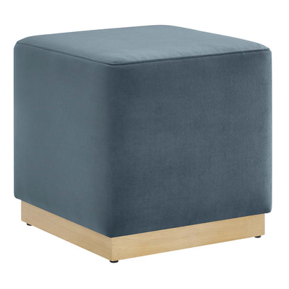 Tilden 17" Square Performance Velvet Upholstered Ottoman By Modway - EEI-6640 | Ottomans | Modishstore - 9