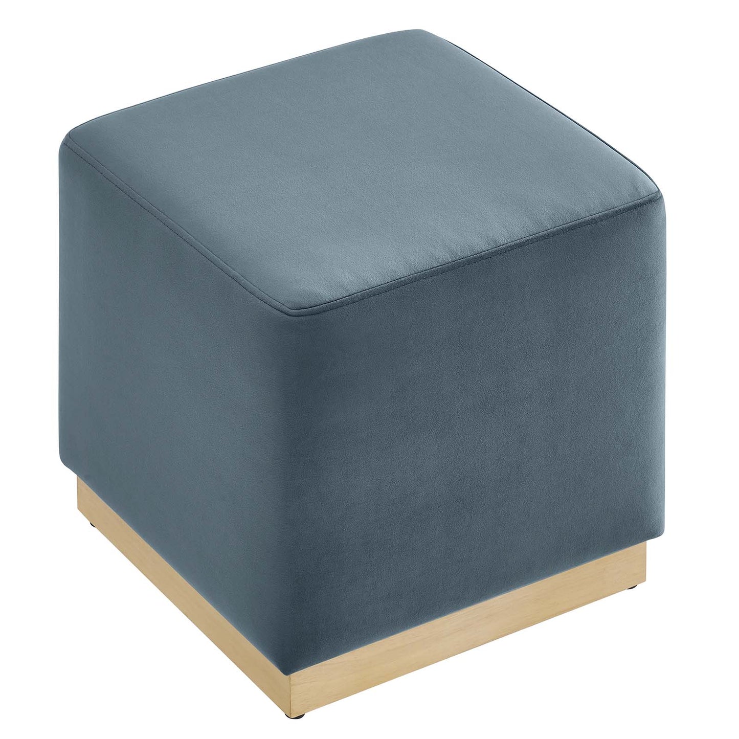 Tilden 17" Square Performance Velvet Upholstered Ottoman By Modway - EEI-6640 | Ottomans | Modishstore - 11
