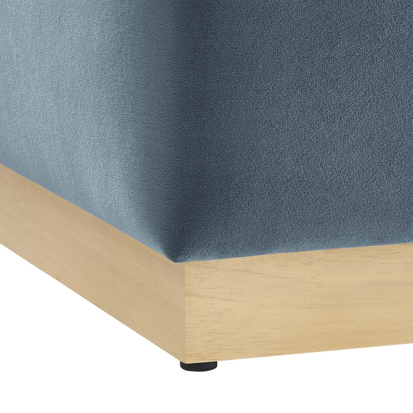 Tilden 17" Square Performance Velvet Upholstered Ottoman By Modway - EEI-6640 | Ottomans | Modishstore - 12