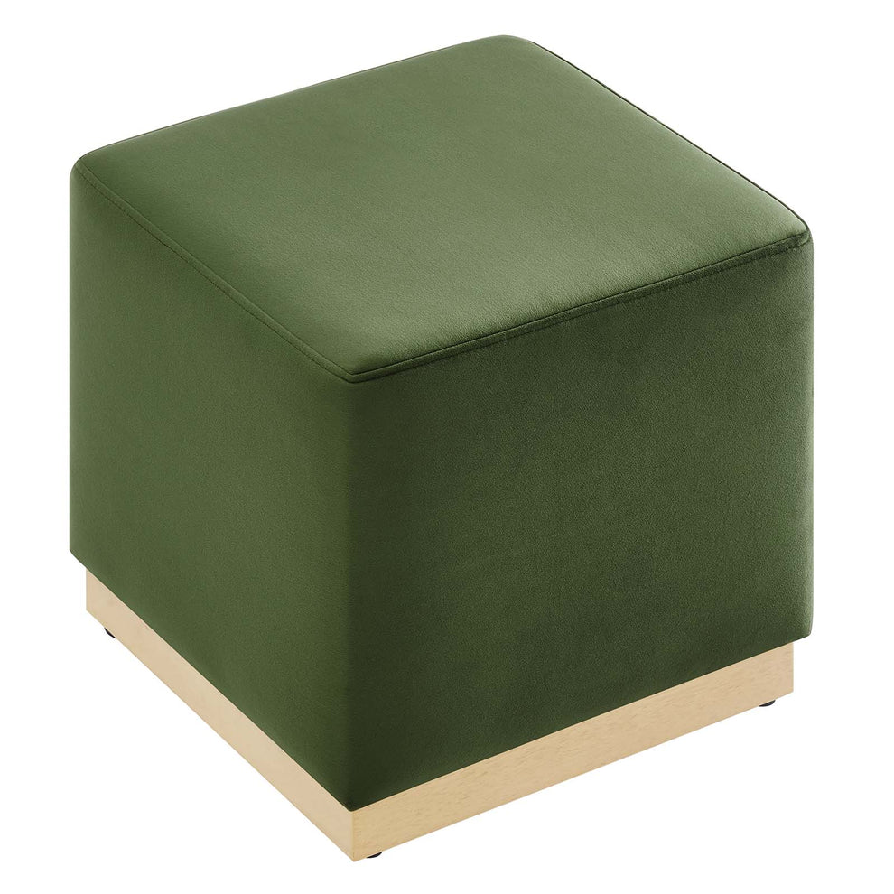 Tilden 17" Square Performance Velvet Upholstered Ottoman By Modway - EEI-6640 | Ottomans | Modishstore - 19