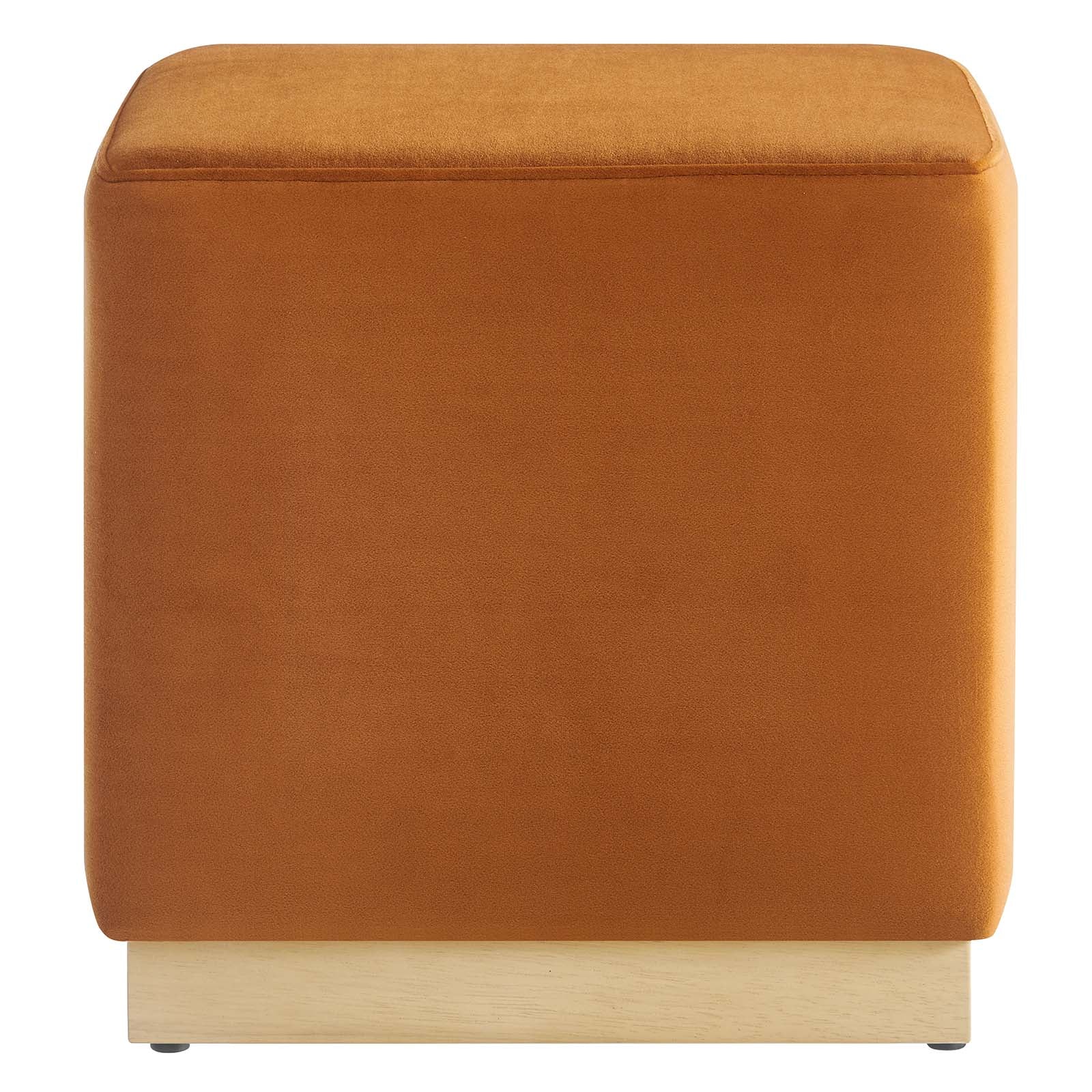 Tilden 17" Square Performance Velvet Upholstered Ottoman By Modway - EEI-6640 | Ottomans | Modishstore - 26