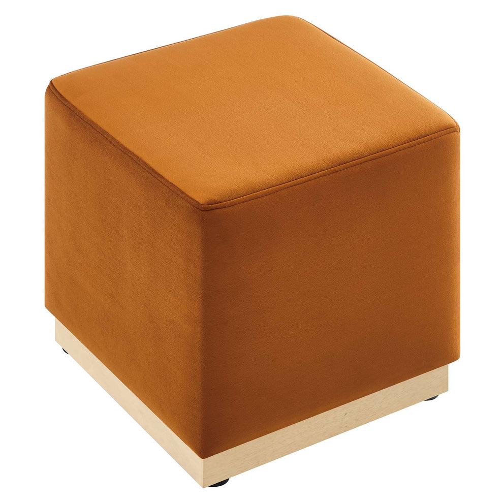 Tilden 17" Square Performance Velvet Upholstered Ottoman By Modway - EEI-6640 | Ottomans | Modishstore - 27