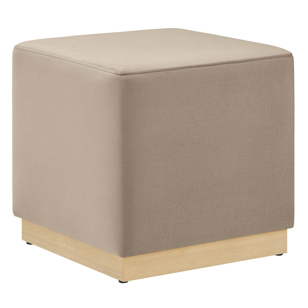 Tilden 17" Square Performance Velvet Upholstered Ottoman By Modway - EEI-6640 | Ottomans | Modishstore - 33
