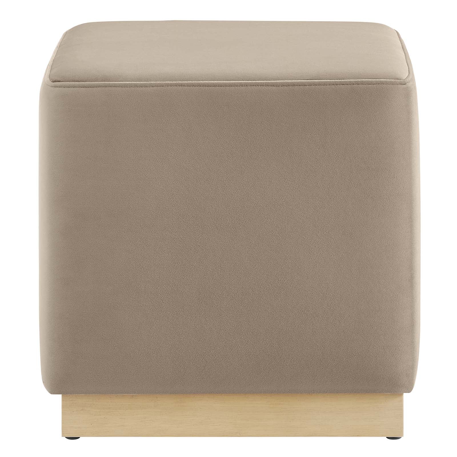 Tilden 17" Square Performance Velvet Upholstered Ottoman By Modway - EEI-6640 | Ottomans | Modishstore - 34