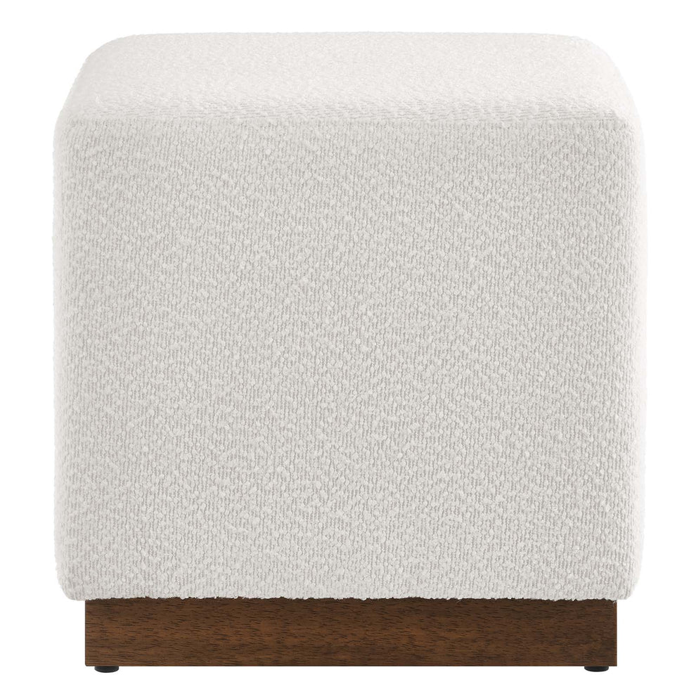 Tilden 17" Square Boucle Upholstered Ottoman By Modway - EEI-6641 | Ottomans | Modishstore - 3
