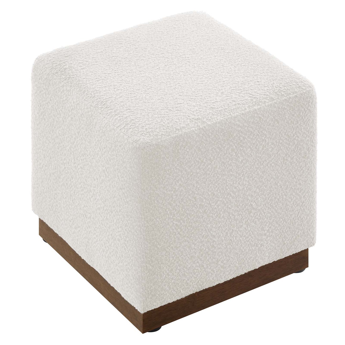 Tilden 17" Square Boucle Upholstered Ottoman By Modway - EEI-6641 | Ottomans | Modishstore - 4