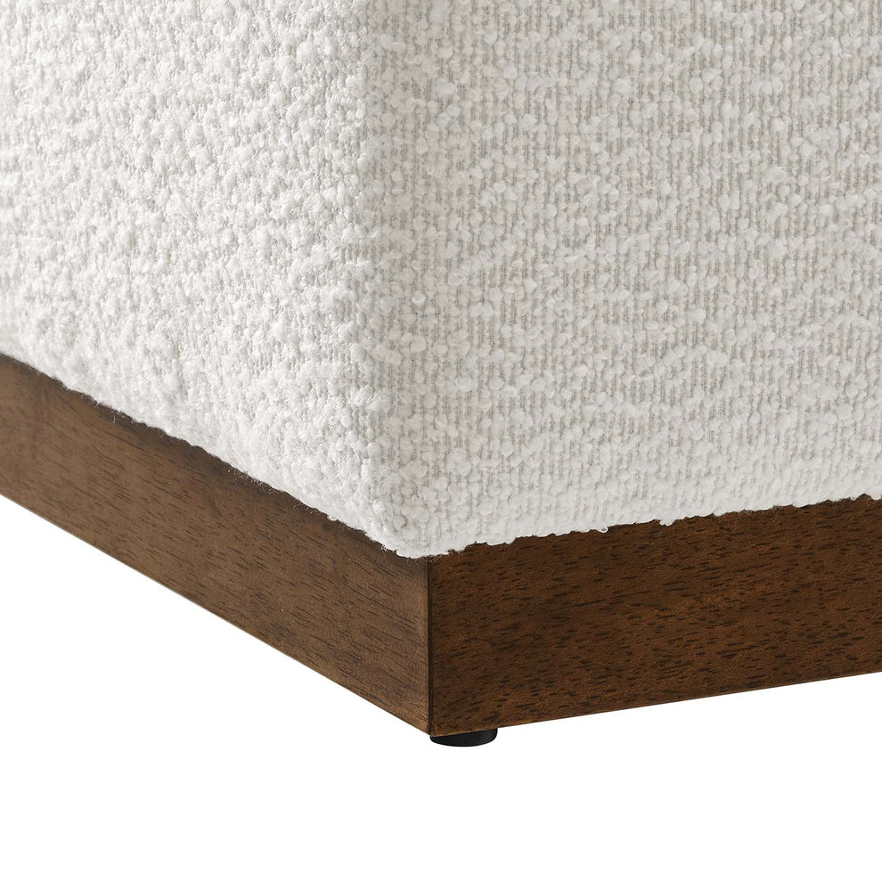 Tilden 17" Square Boucle Upholstered Ottoman By Modway - EEI-6641 | Ottomans | Modishstore - 5