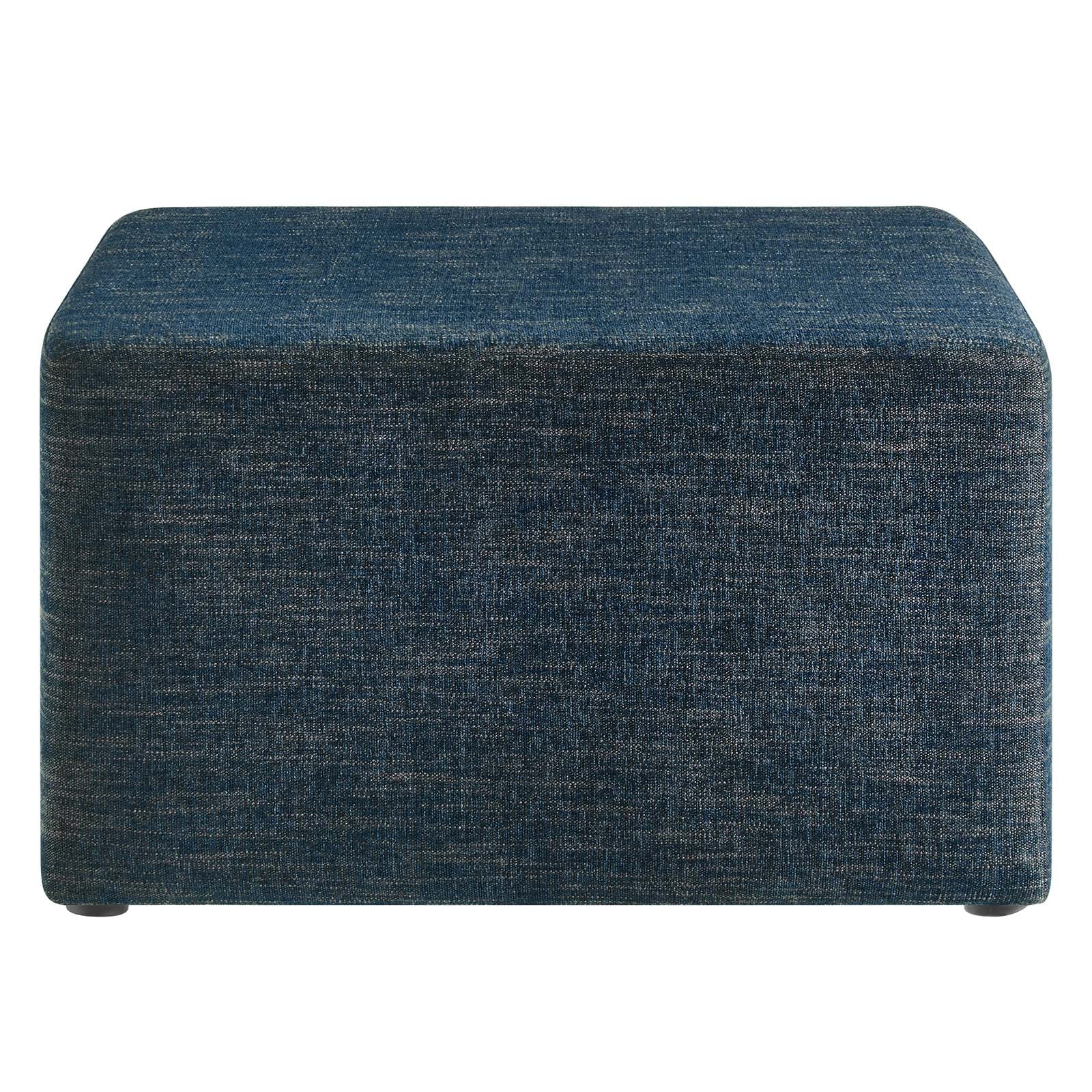 Callum Large 28" Square Woven Heathered Fabric Upholstered Ottoman By Modway - EEI-6642 | Ottomans | Modishstore - 3