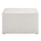 Callum Large 28" Square Woven Heathered Fabric Upholstered Ottoman By Modway - EEI-6642 | Ottomans | Modishstore - 10