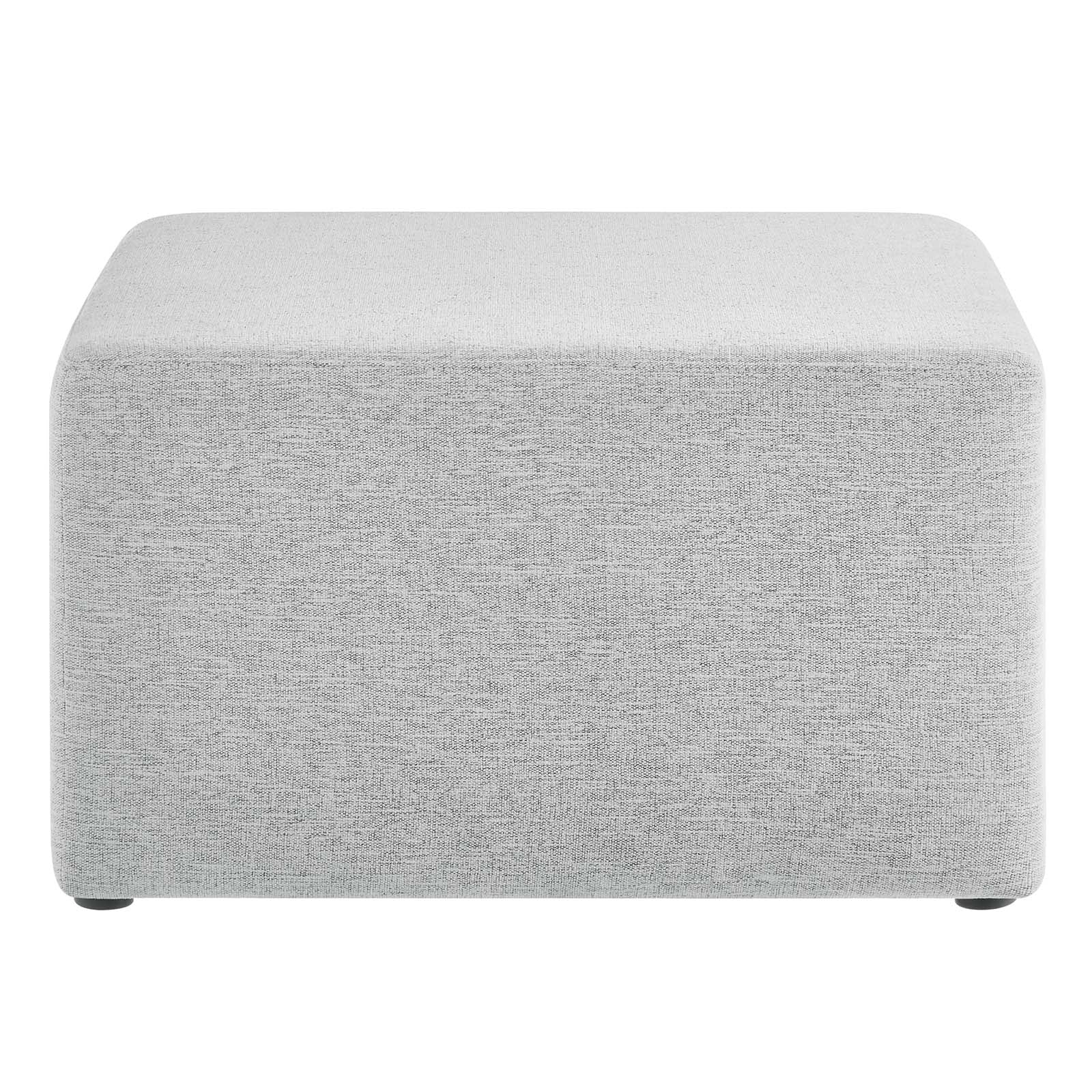Callum Large 28" Square Woven Heathered Fabric Upholstered Ottoman By Modway - EEI-6642 | Ottomans | Modishstore - 18