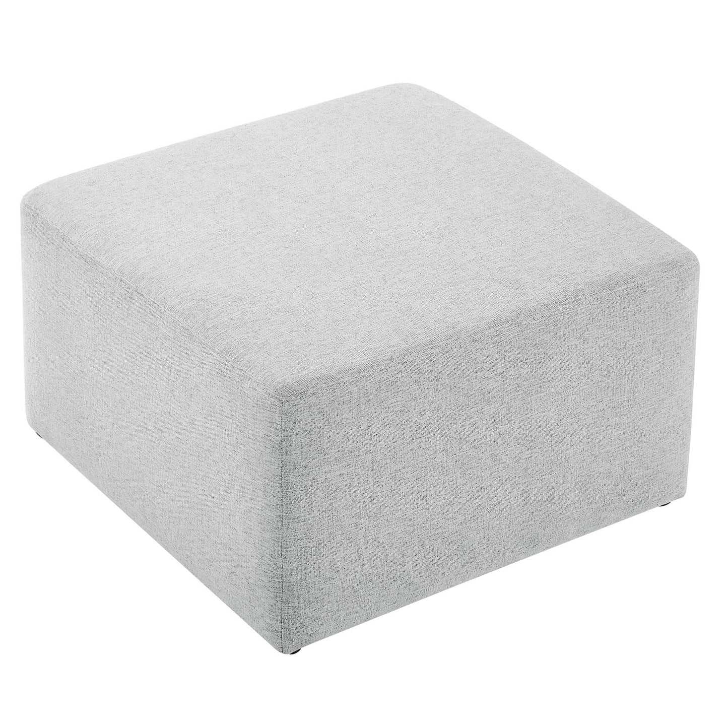 Callum Large 28" Square Woven Heathered Fabric Upholstered Ottoman By Modway - EEI-6642 | Ottomans | Modishstore - 19