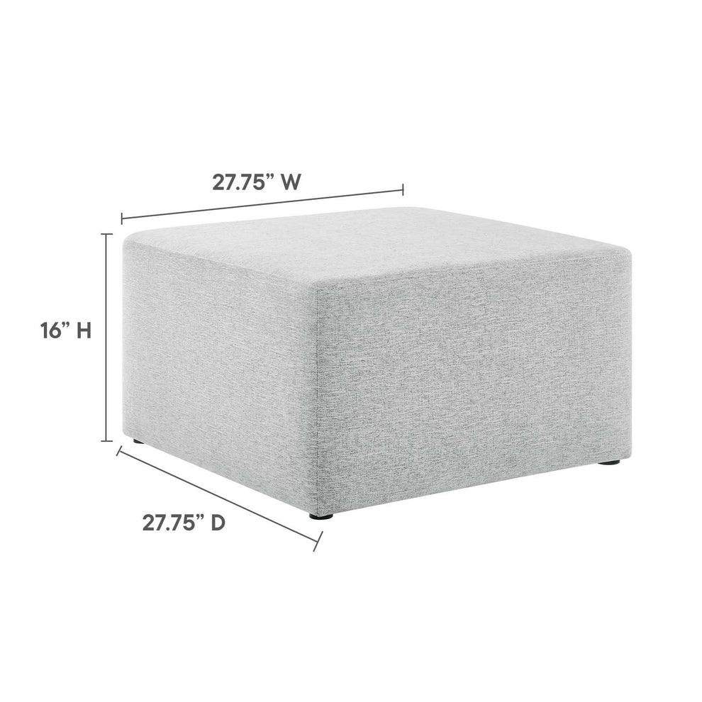 Callum Large 28" Square Woven Heathered Fabric Upholstered Ottoman By Modway - EEI-6642 | Ottomans | Modishstore - 23