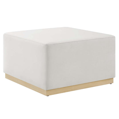 Tilden Large 28" Square Performance Velvet Upholstered Ottoman By Modway - EEI-6643 | Ottomans | Modishstore - 2