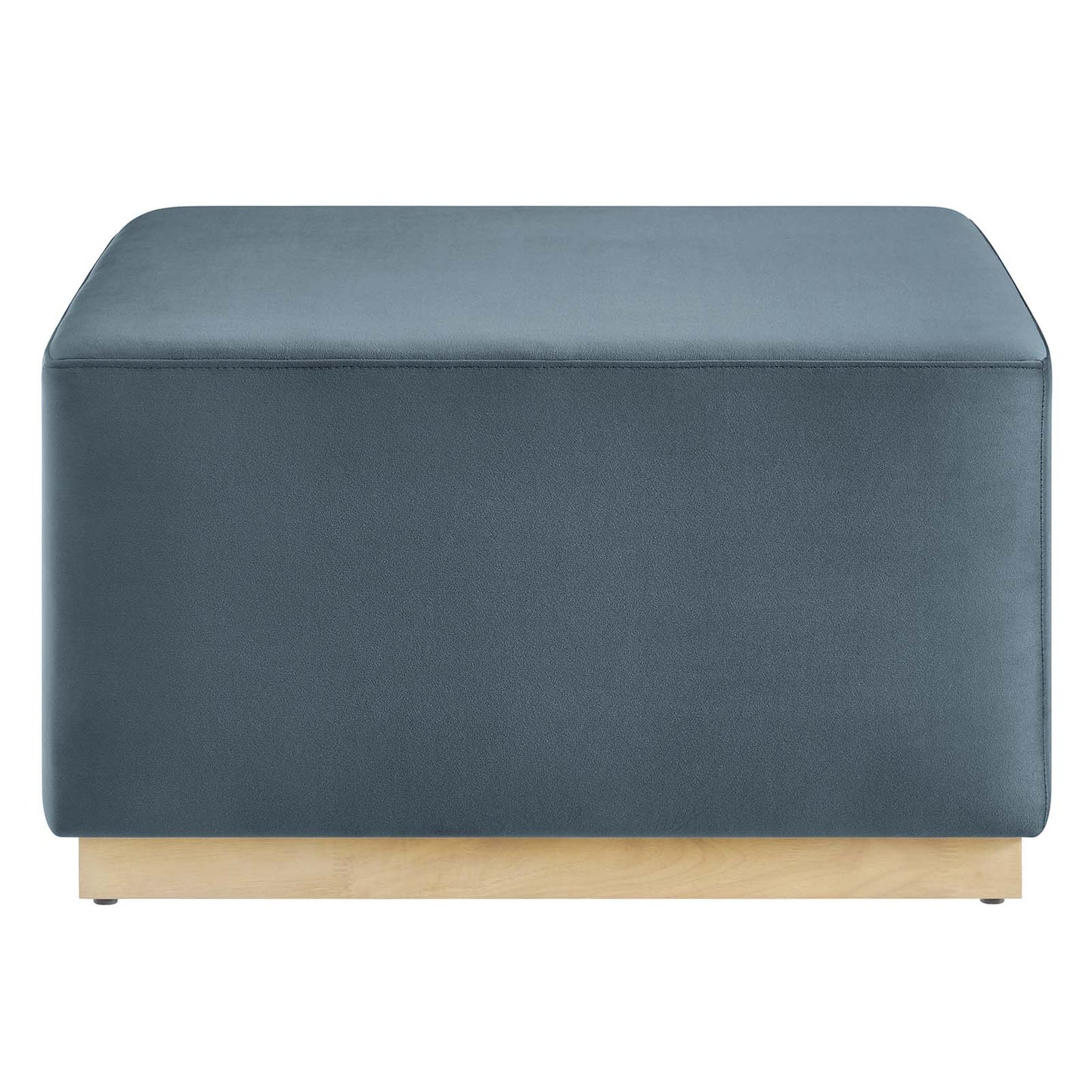 Tilden Large 28" Square Performance Velvet Upholstered Ottoman By Modway - EEI-6643 | Ottomans | Modishstore - 10