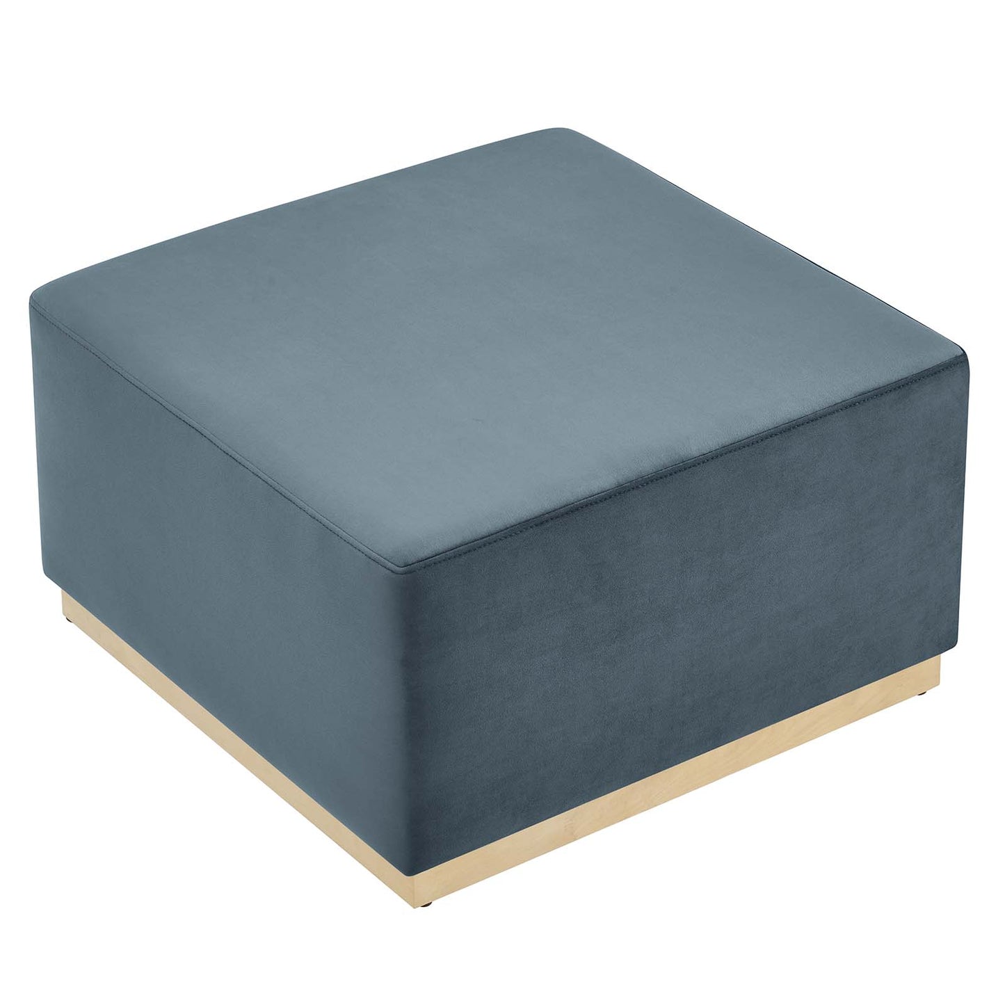 Tilden Large 28" Square Performance Velvet Upholstered Ottoman By Modway - EEI-6643 | Ottomans | Modishstore - 11