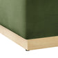 Tilden Large 28" Square Performance Velvet Upholstered Ottoman By Modway - EEI-6643 | Ottomans | Modishstore - 20