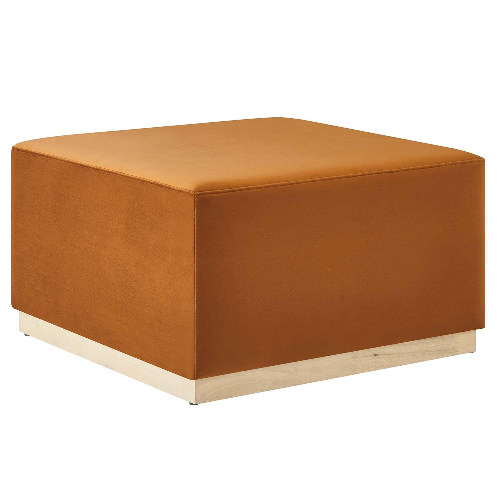Tilden Large 28" Square Performance Velvet Upholstered Ottoman By Modway - EEI-6643 | Ottomans | Modishstore - 25