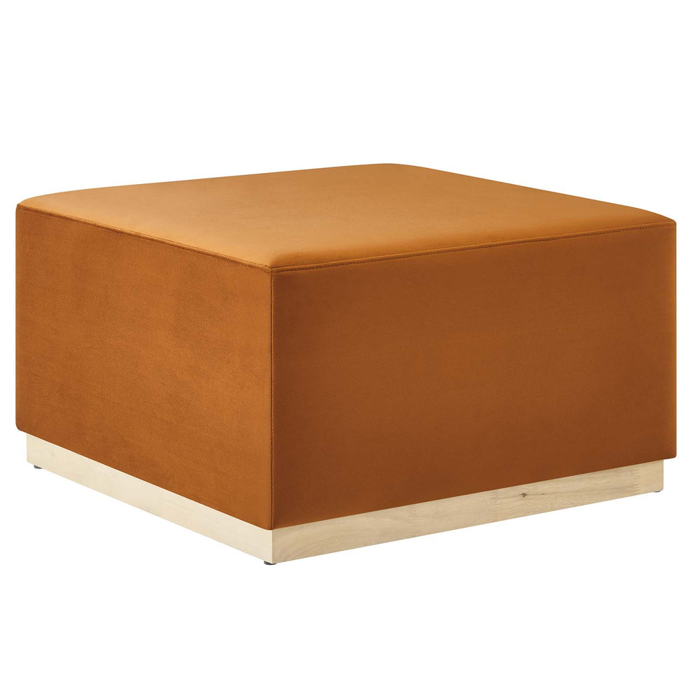 Tilden Large 28" Square Performance Velvet Upholstered Ottoman By Modway - EEI-6643 | Ottomans | Modishstore - 25