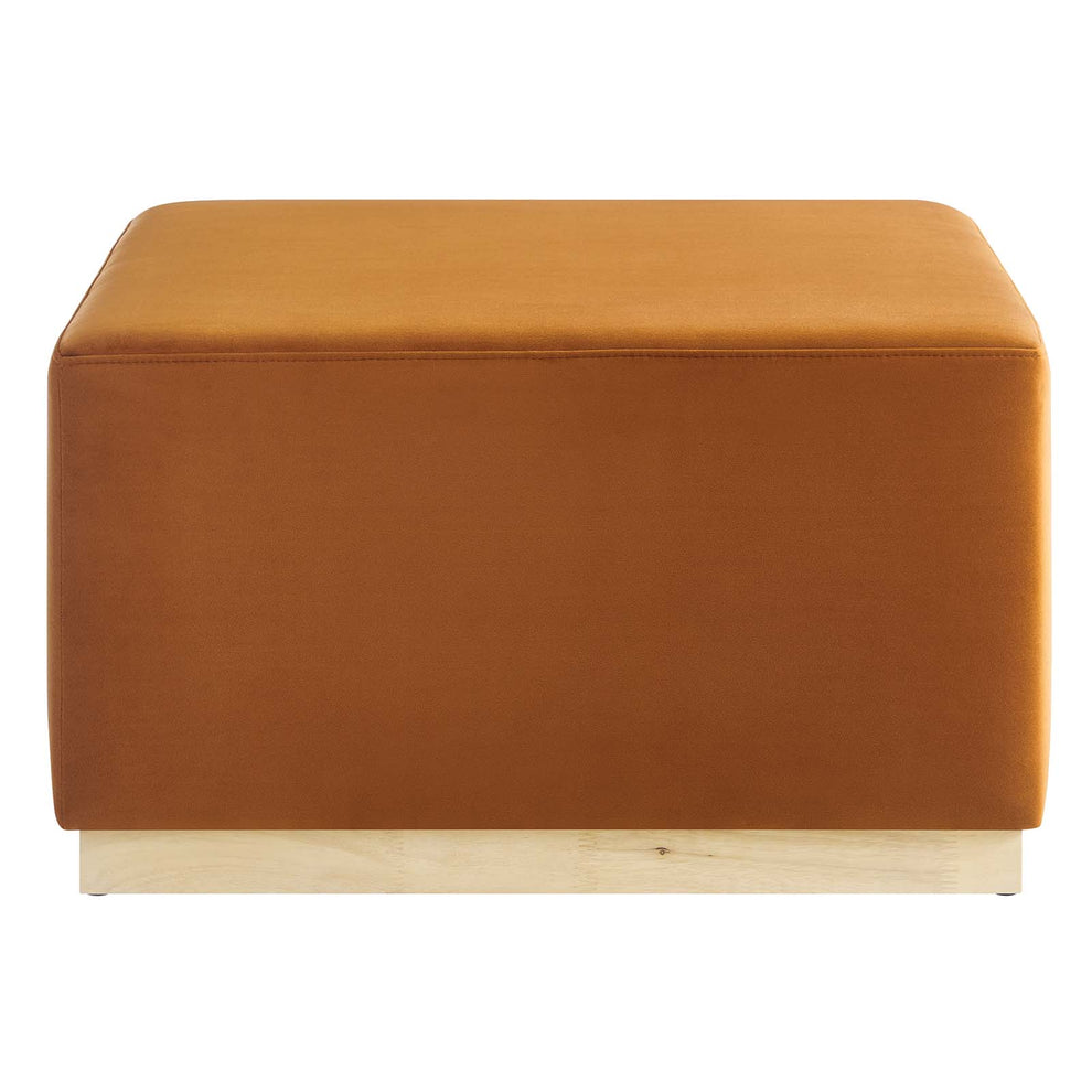 Tilden Large 28" Square Performance Velvet Upholstered Ottoman By Modway - EEI-6643 | Ottomans | Modishstore - 26