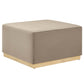 Tilden Large 28" Square Performance Velvet Upholstered Ottoman By Modway - EEI-6643 | Ottomans | Modishstore - 33