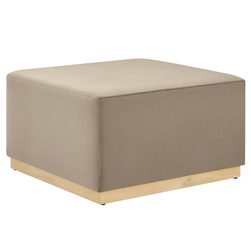 Tilden Large 28" Square Performance Velvet Upholstered Ottoman By Modway - EEI-6643 | Ottomans | Modishstore - 33