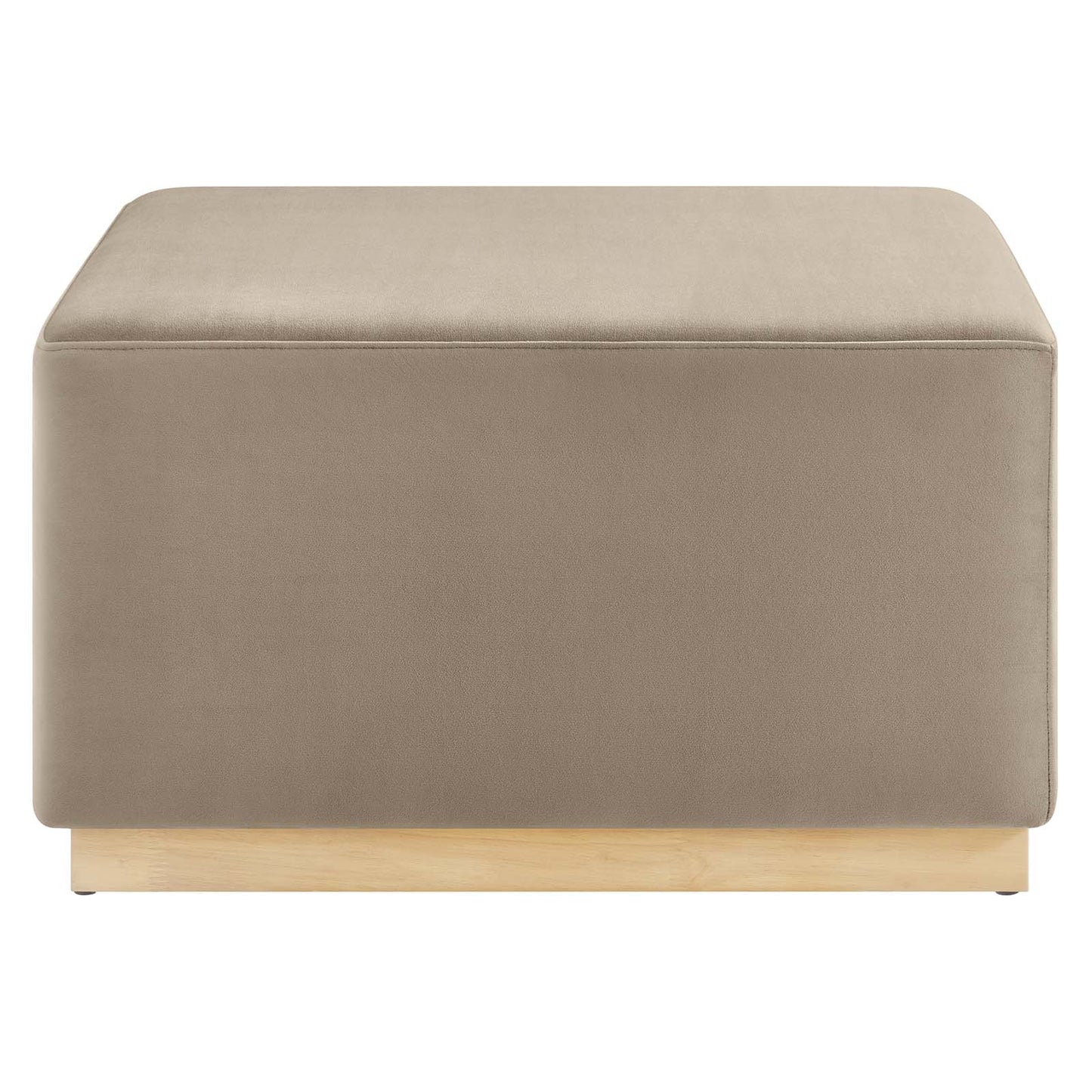 Tilden Large 28" Square Performance Velvet Upholstered Ottoman By Modway - EEI-6643 | Ottomans | Modishstore - 34
