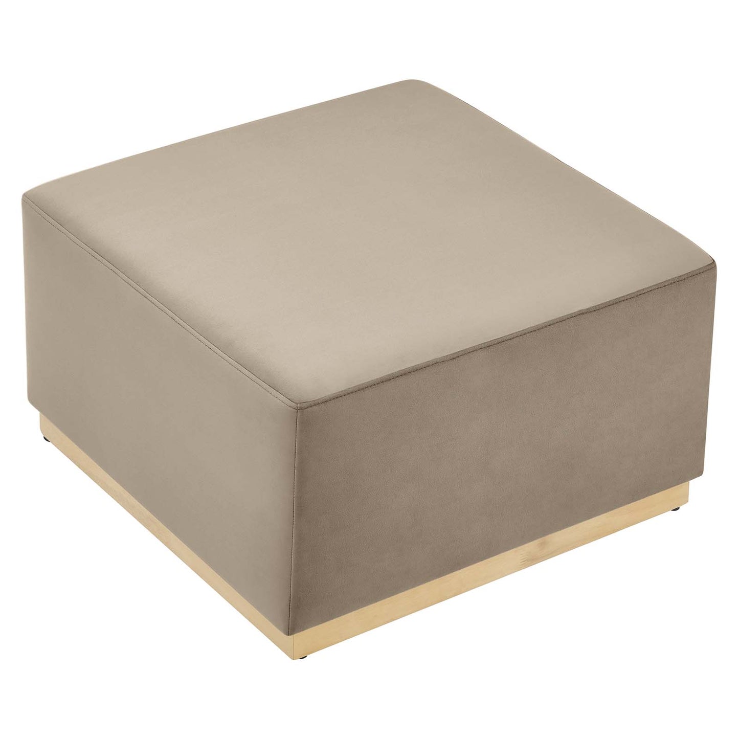 Tilden Large 28" Square Performance Velvet Upholstered Ottoman By Modway - EEI-6643 | Ottomans | Modishstore - 35