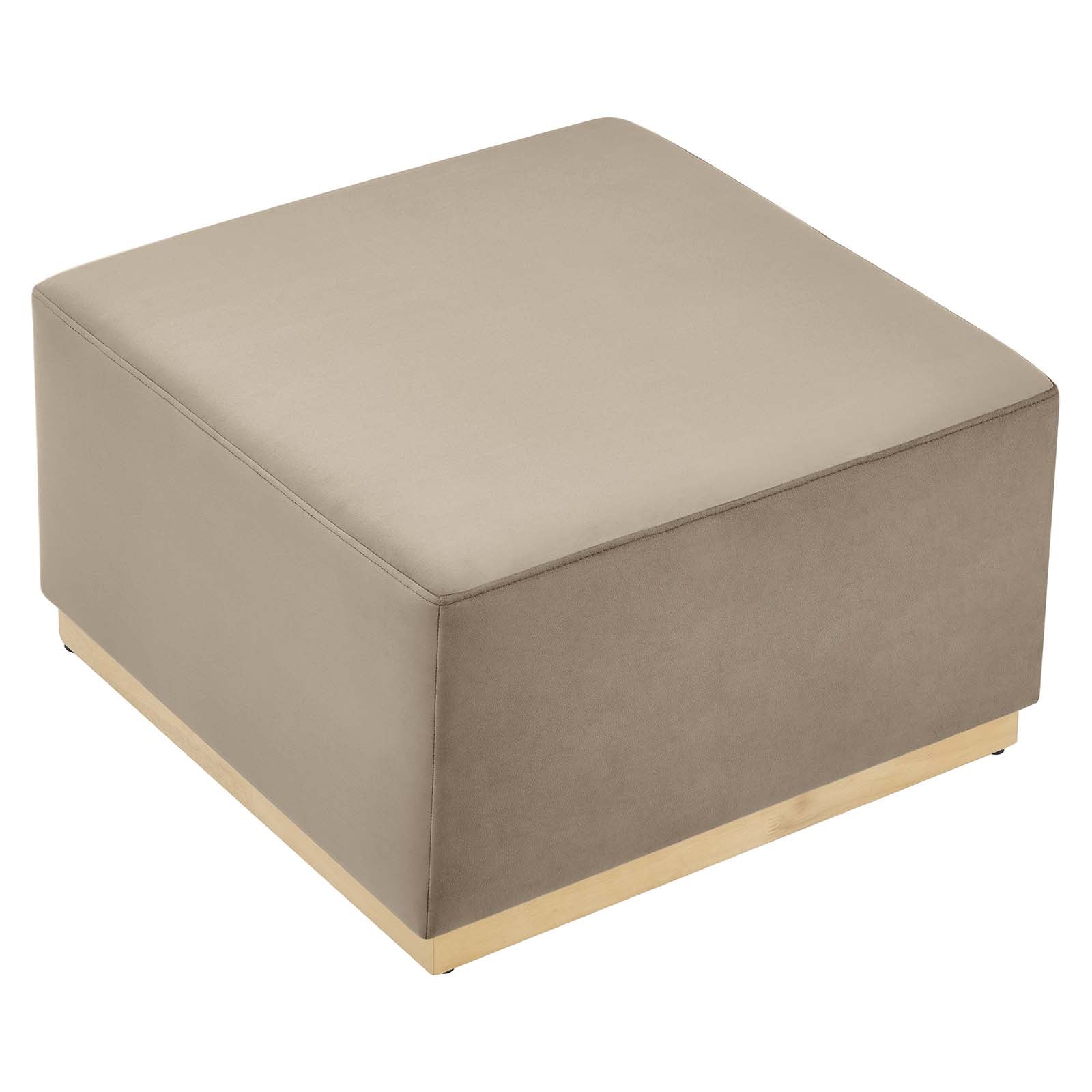 Tilden Large 28" Square Performance Velvet Upholstered Ottoman By Modway - EEI-6643 | Ottomans | Modishstore - 35