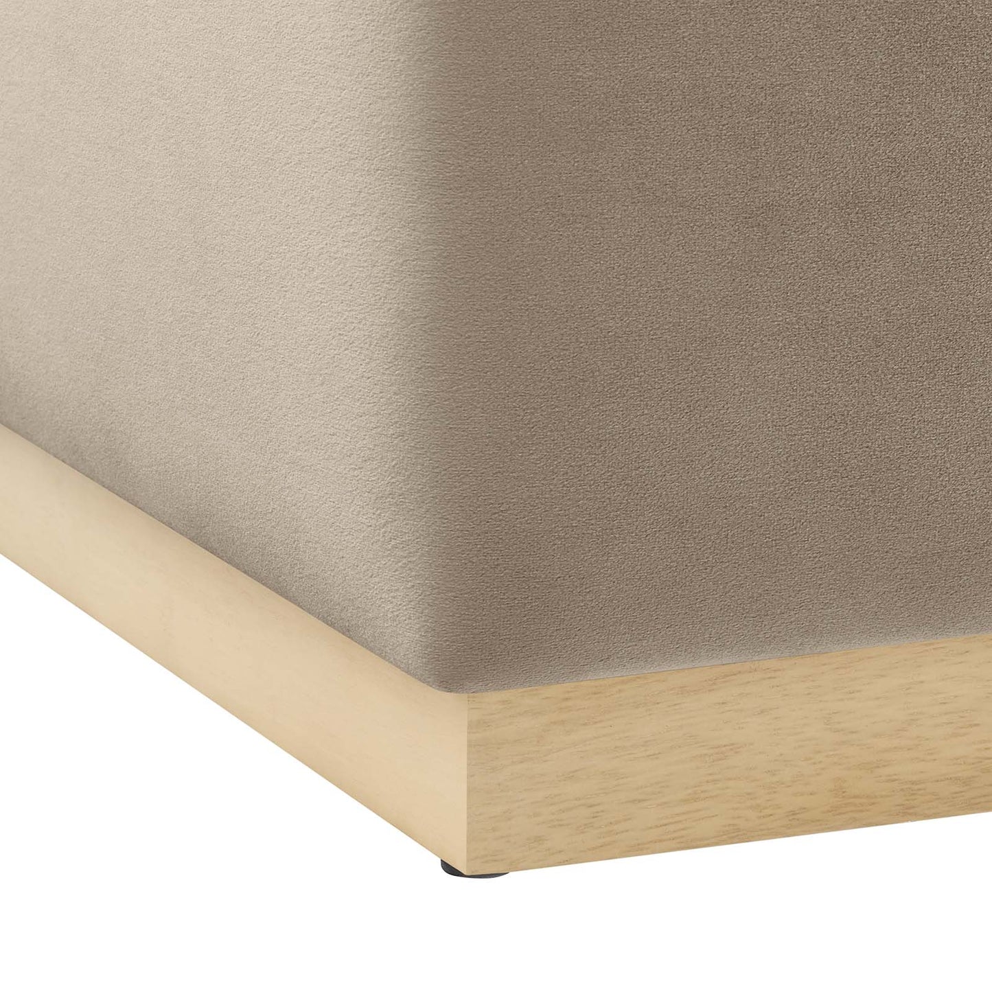 Tilden Large 28" Square Performance Velvet Upholstered Ottoman By Modway - EEI-6643 | Ottomans | Modishstore - 36