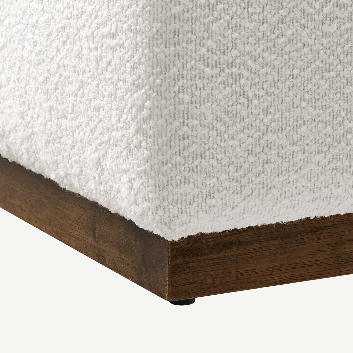 Tilden Large 28" Square Boucle Upholstered Ottoman By Modway - EEI-6644 | Ottomans | Modishstore - 5