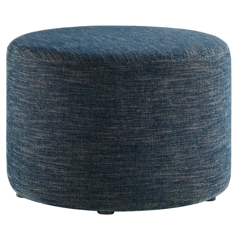 Callum Large 23" Round Woven Heathered Fabric Upholstered Ottoman By Modway - EEI-6645 | Ottomans | Modishstore - 2