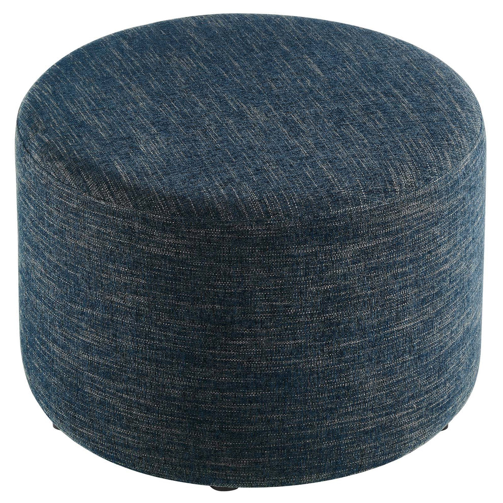 Callum Large 23" Round Woven Heathered Fabric Upholstered Ottoman By Modway - EEI-6645 | Ottomans | Modishstore - 3