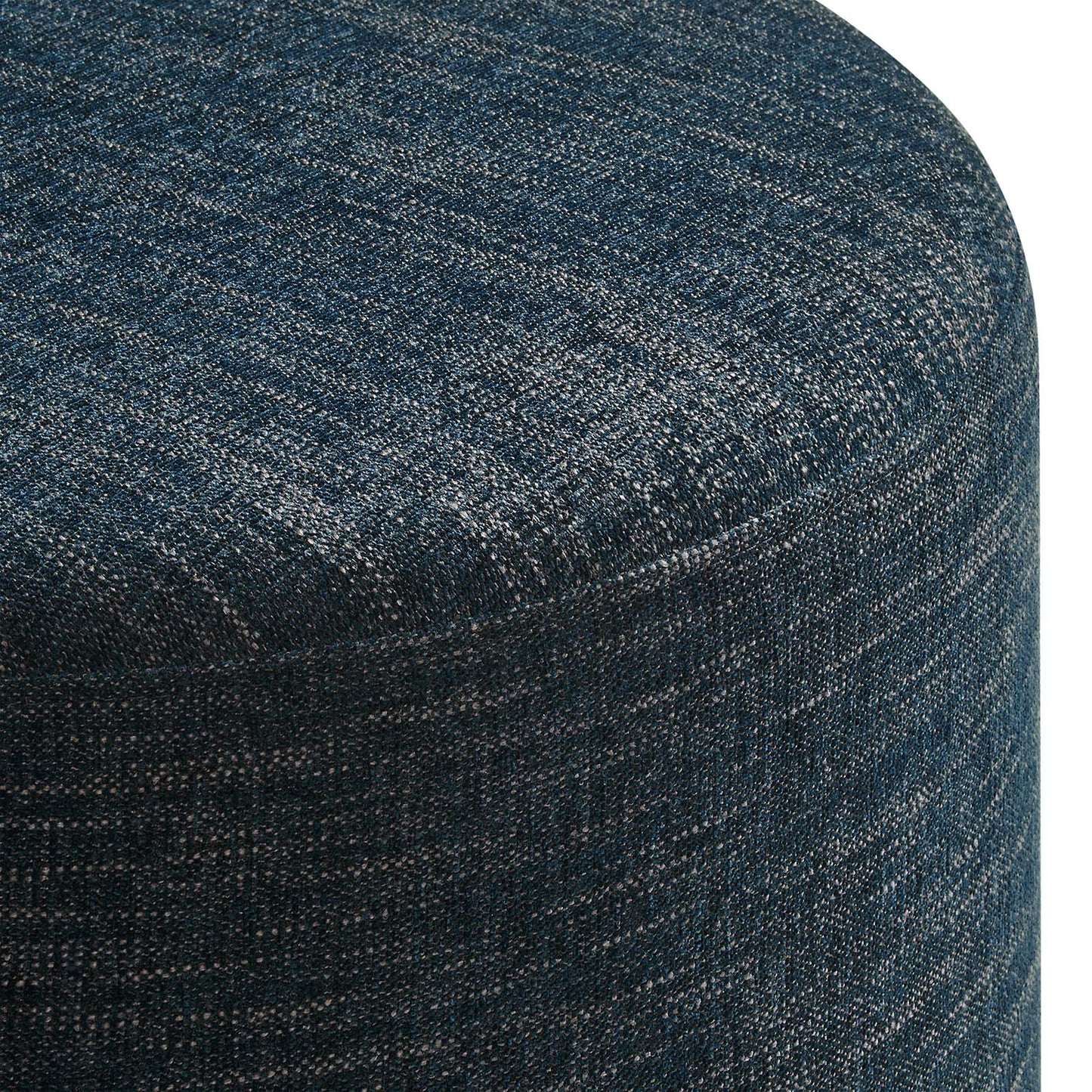 Callum Large 23" Round Woven Heathered Fabric Upholstered Ottoman By Modway - EEI-6645 | Ottomans | Modishstore - 4