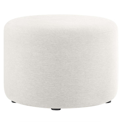 Callum Large 23" Round Woven Heathered Fabric Upholstered Ottoman By Modway - EEI-6645 | Ottomans | Modishstore - 9