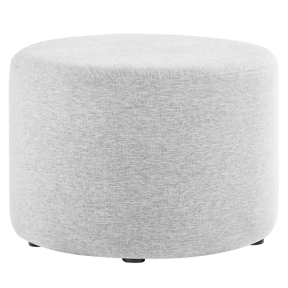 Callum Large 23" Round Woven Heathered Fabric Upholstered Ottoman By Modway - EEI-6645 | Ottomans | Modishstore - 17