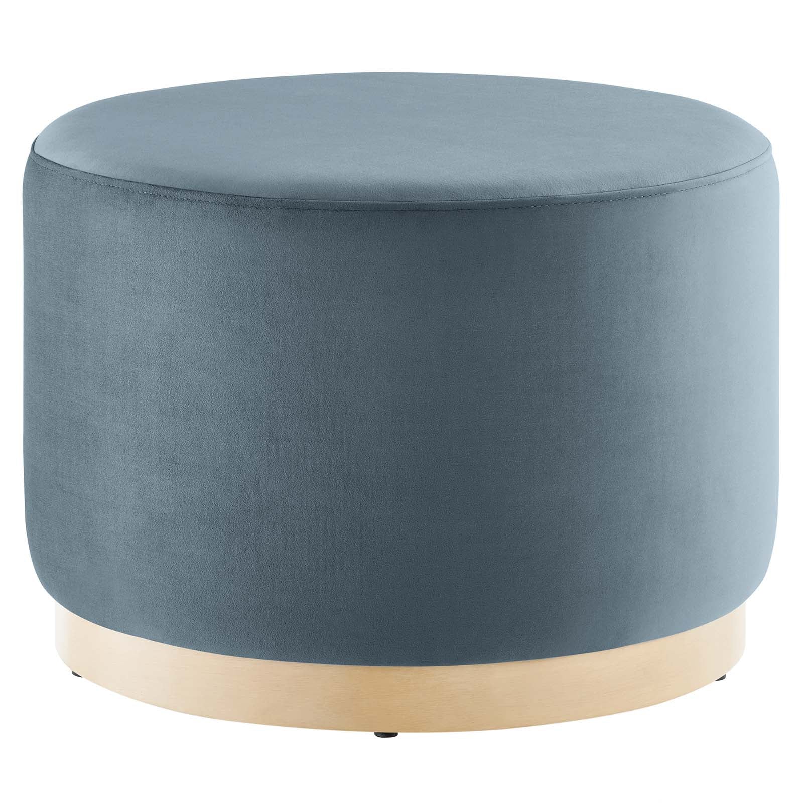 Tilden Large 23" Round Performance Velvet Upholstered Ottoman By Modway - EEI-6646 | Ottomans | Modishstore - 9