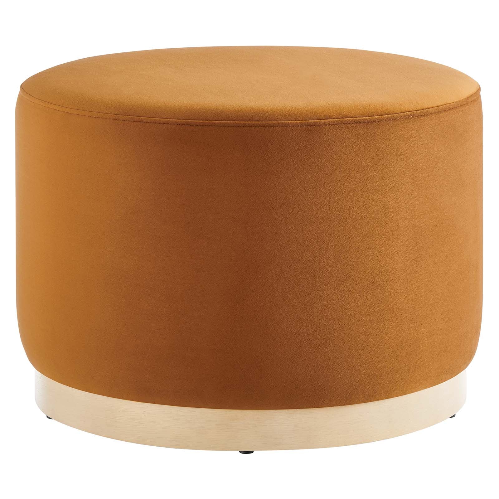 Tilden Large 23" Round Performance Velvet Upholstered Ottoman By Modway - EEI-6646 | Ottomans | Modishstore - 25