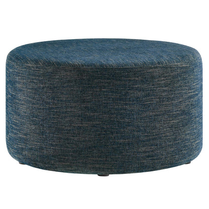 Callum Large 29" Round Woven Heathered Fabric Upholstered Ottoman By Modway - EEI-6647 | Ottomans | Modishstore - 2