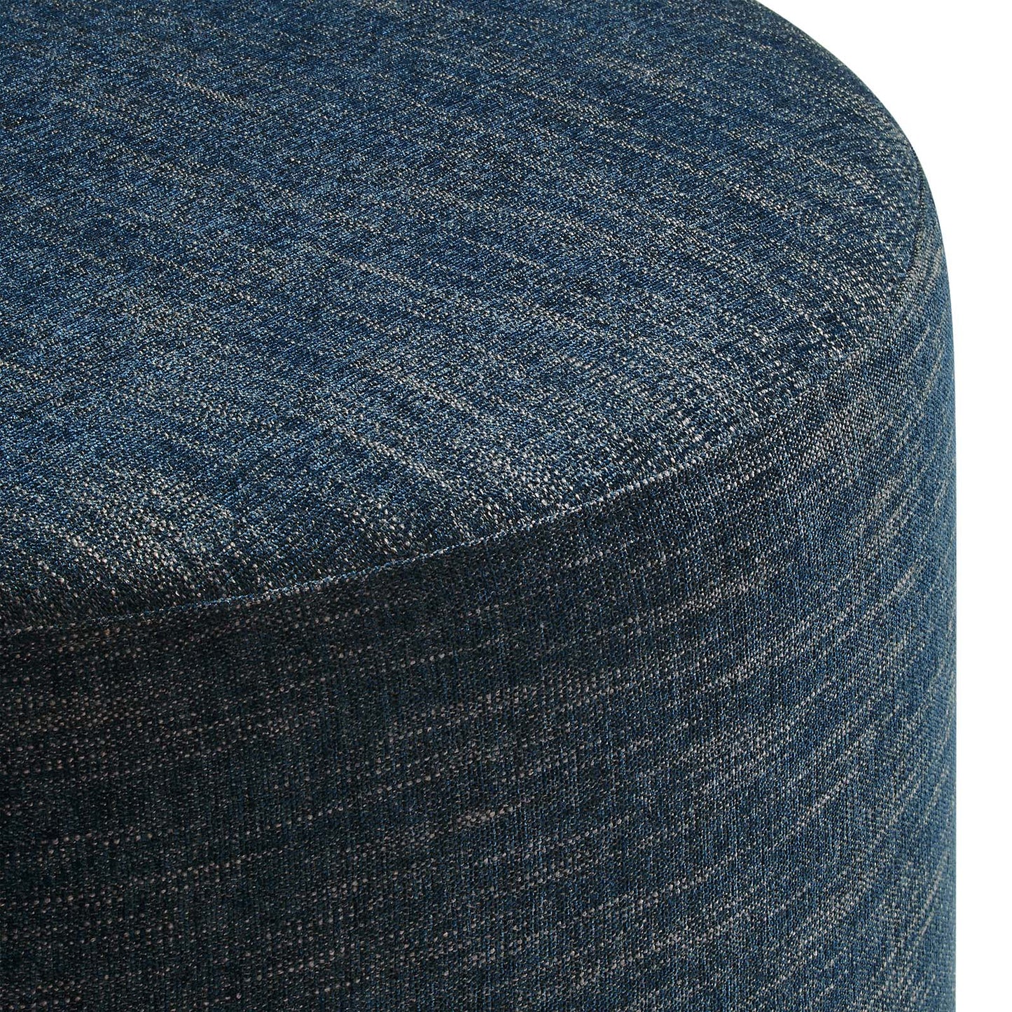 Callum Large 29" Round Woven Heathered Fabric Upholstered Ottoman By Modway - EEI-6647 | Ottomans | Modishstore - 4