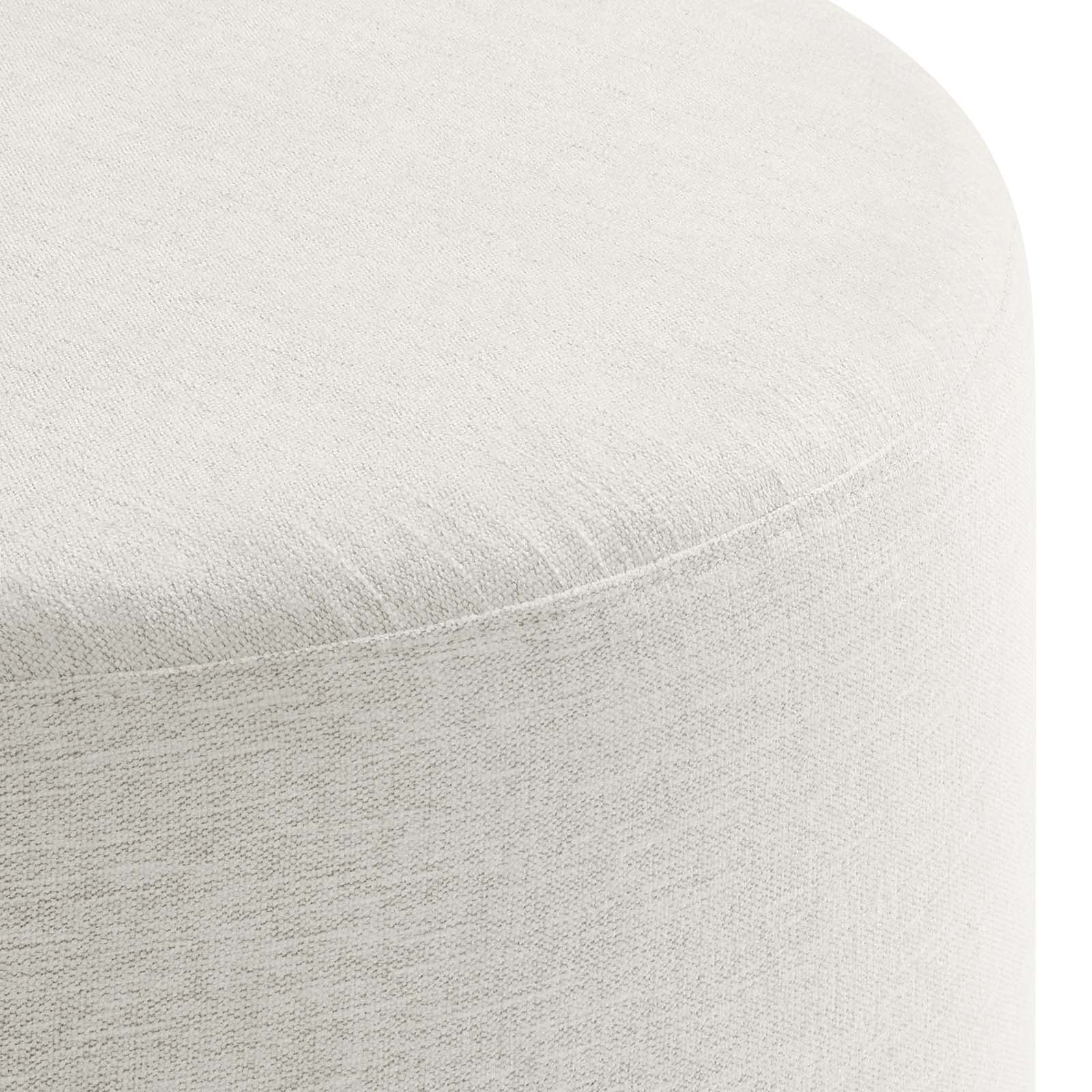 Callum Large 29" Round Woven Heathered Fabric Upholstered Ottoman By Modway - EEI-6647 | Ottomans | Modishstore - 10