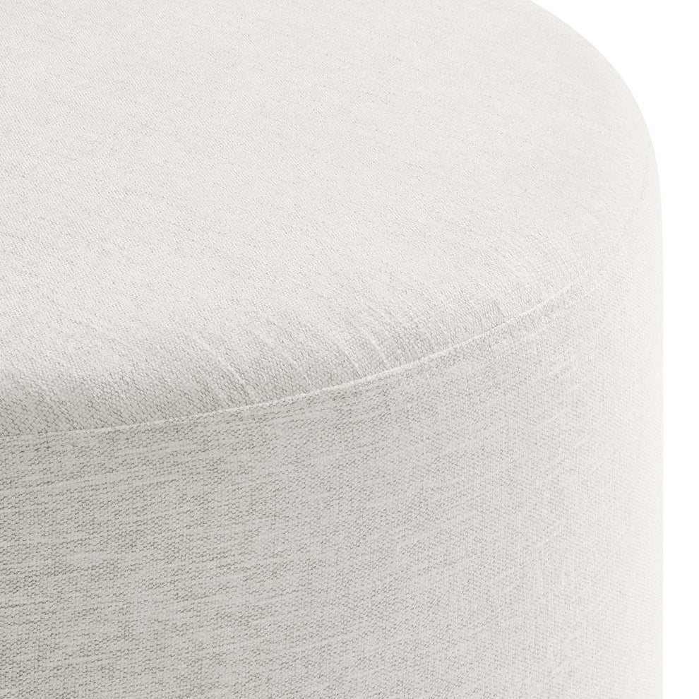 Callum Large 29" Round Woven Heathered Fabric Upholstered Ottoman By Modway - EEI-6647 | Ottomans | Modishstore - 10