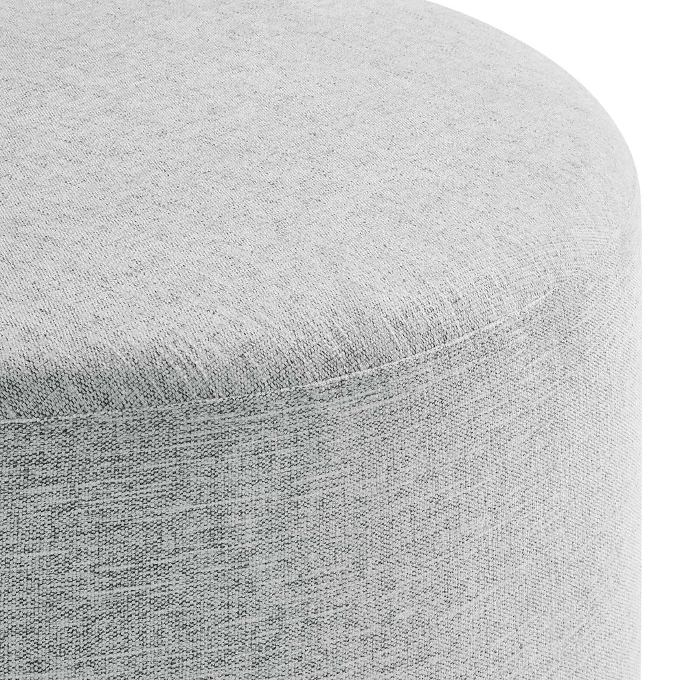Callum Large 29" Round Woven Heathered Fabric Upholstered Ottoman By Modway - EEI-6647 | Ottomans | Modishstore - 17
