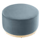 Tilden Large 29" Round Performance Velvet Upholstered Ottoman By Modway - EEI-6648 | Ottomans | Modishstore - 9