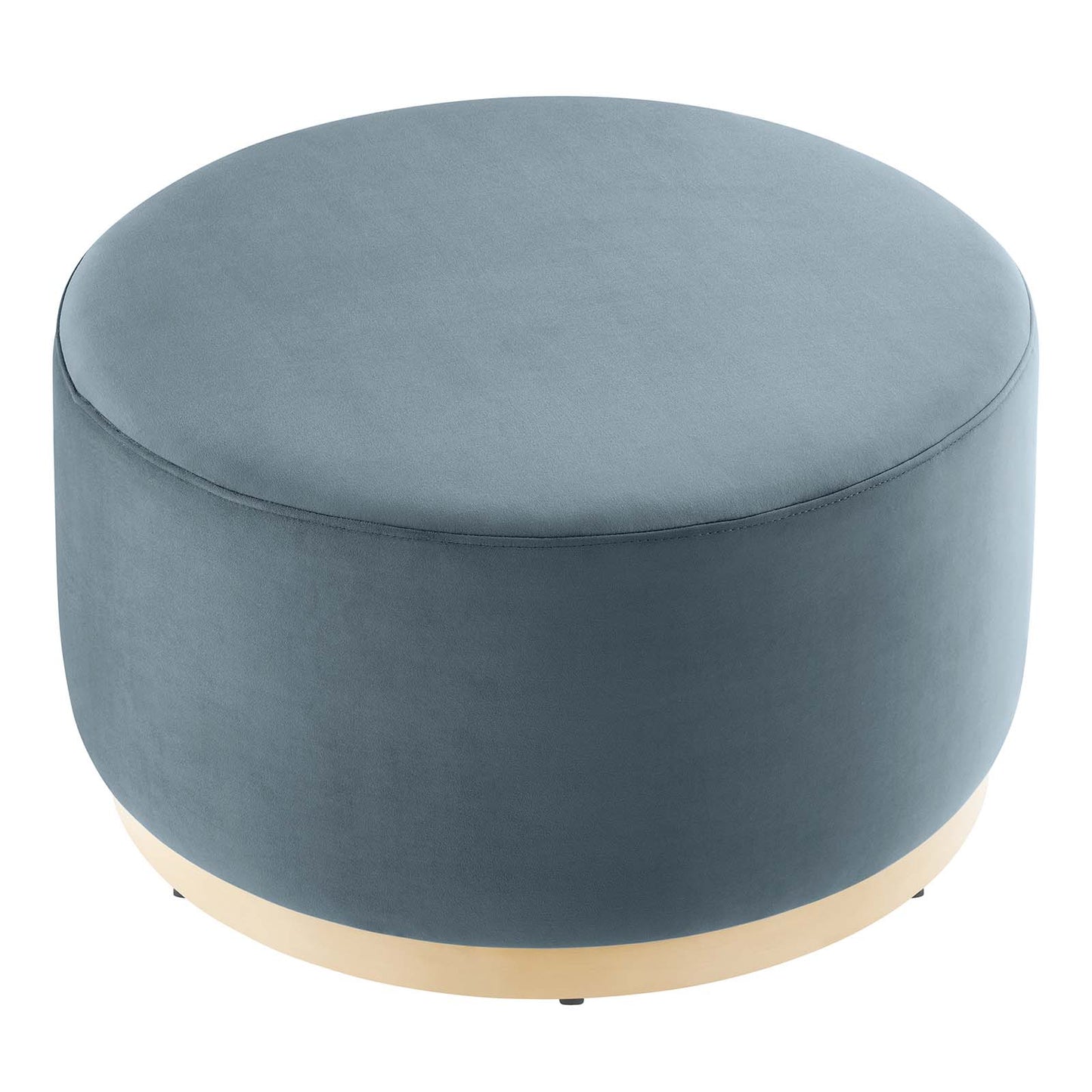 Tilden Large 29" Round Performance Velvet Upholstered Ottoman By Modway - EEI-6648 | Ottomans | Modishstore - 9