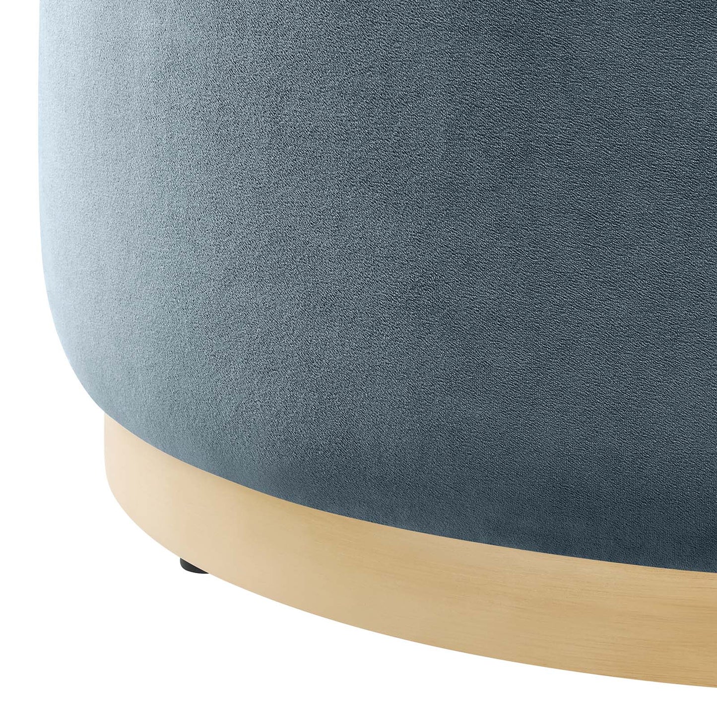 Tilden Large 29" Round Performance Velvet Upholstered Ottoman By Modway - EEI-6648 | Ottomans | Modishstore - 10