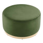 Tilden Large 29" Round Performance Velvet Upholstered Ottoman By Modway - EEI-6648 | Ottomans | Modishstore - 16