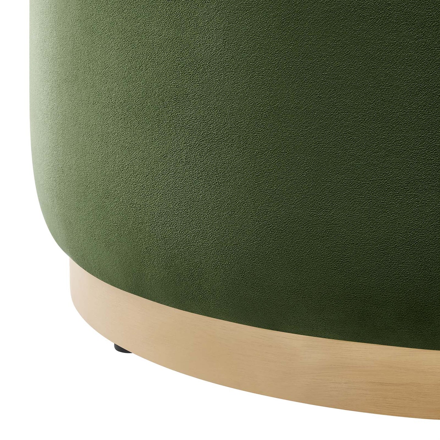 Tilden Large 29" Round Performance Velvet Upholstered Ottoman By Modway - EEI-6648 | Ottomans | Modishstore - 17